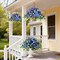 Artificial Outdoor Flowers – UV Resistant Faux Silk Impatiens 2 Bundles Fake Plants for Planters, Porch, Patio, Yard, Window Box & Garden Decor (No Fade, Realistic Plastic Flowers)